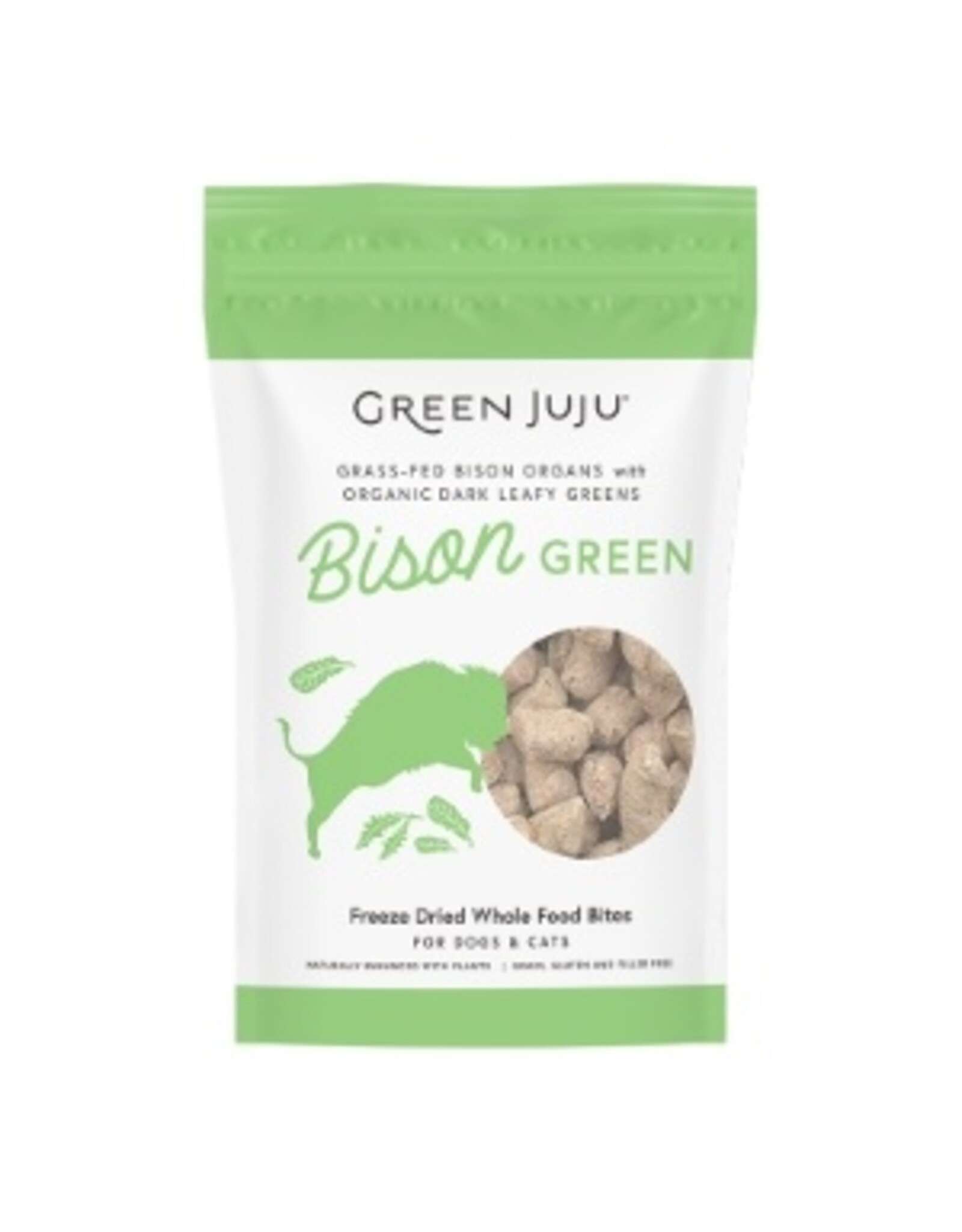 Green Juju Green Juju Bison Green Freeze Dried Whole Food Bites for Dogs & Cats