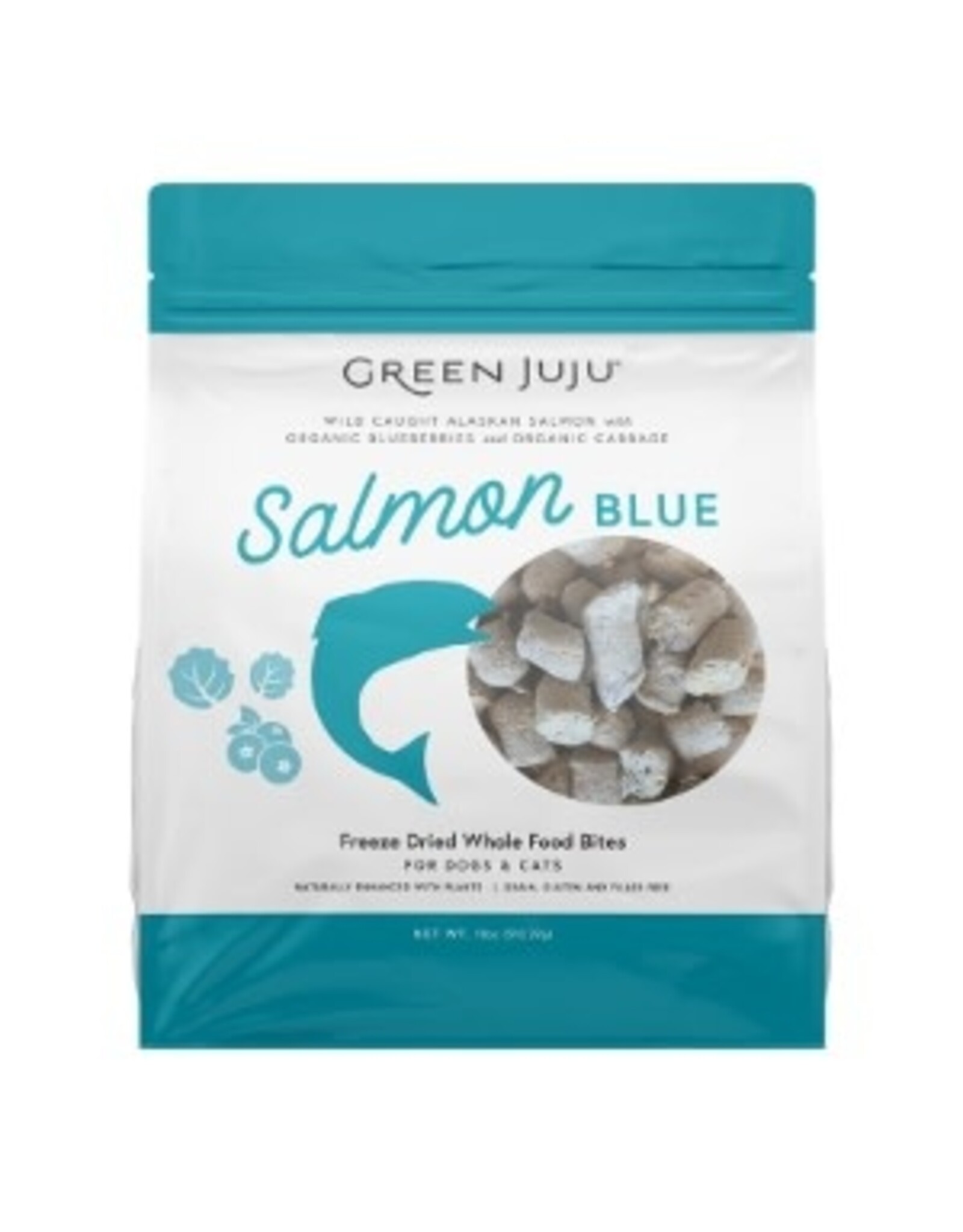 Green Juju Green Juju Salmon Blue Freeze Dried Whole Food Bites for Dogs & Cats