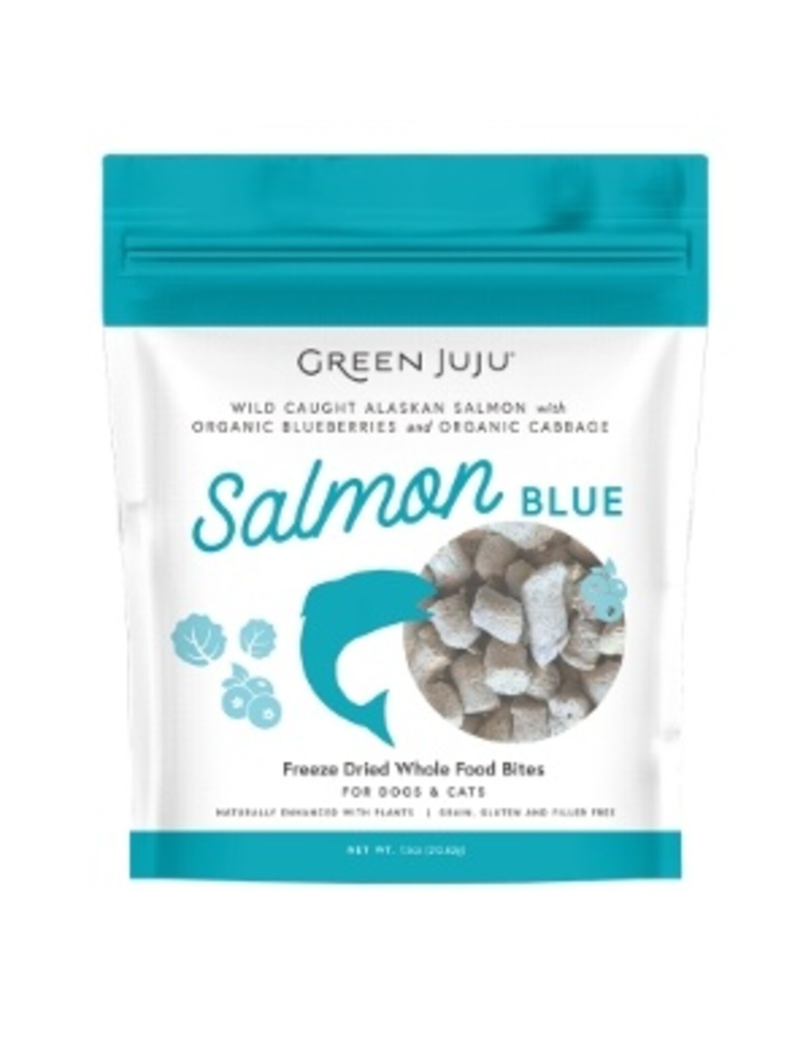 Green Juju Green Juju Salmon Blue Freeze Dried Whole Food Bites for Dogs & Cats