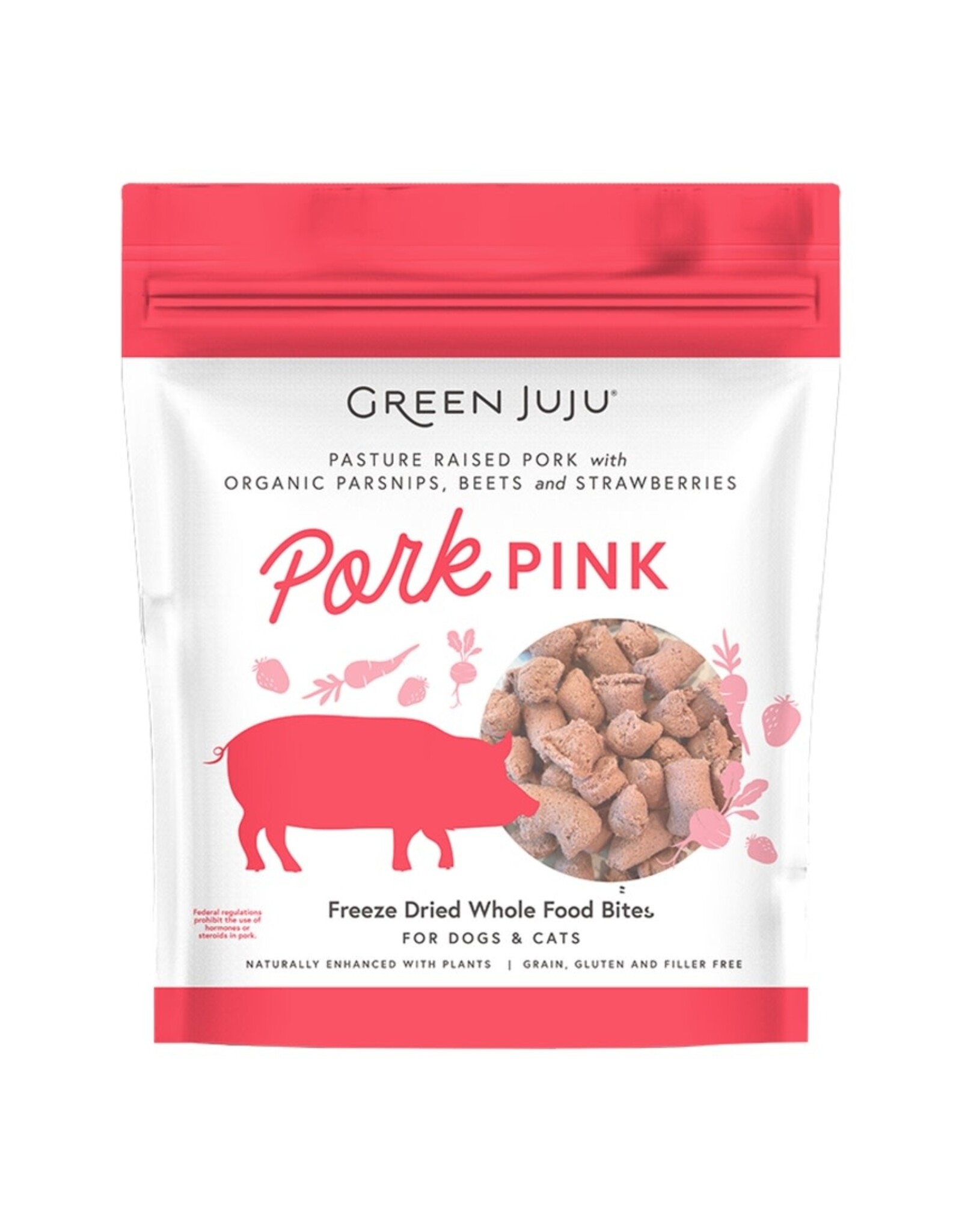 Green Juju Green Juju Pork Pink Freeze-Dried Whole Food Topper For Cats & Dogs