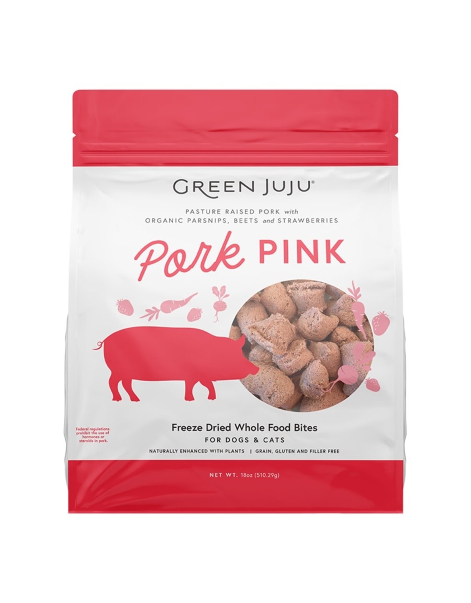 Green Juju Green Juju Pork Pink Freeze-Dried Whole Food Topper For Cats & Dogs