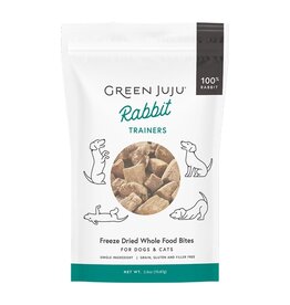 Green Juju Green Juju Rabbit Trainers Freeze Dried Whole Food Bites 3oz