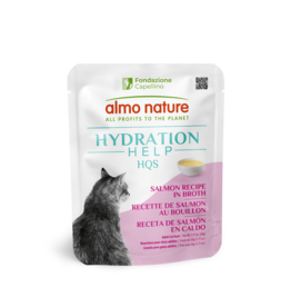 Almo Nature Almo Nature HQS Hydration Help Salmon Recipe in Broth Cat Food 1.76oz