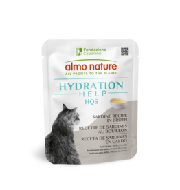 Almo Nature Almo Nature HQS Hydration Help Sardine Recipe in Broth Cat Food 1.76oz