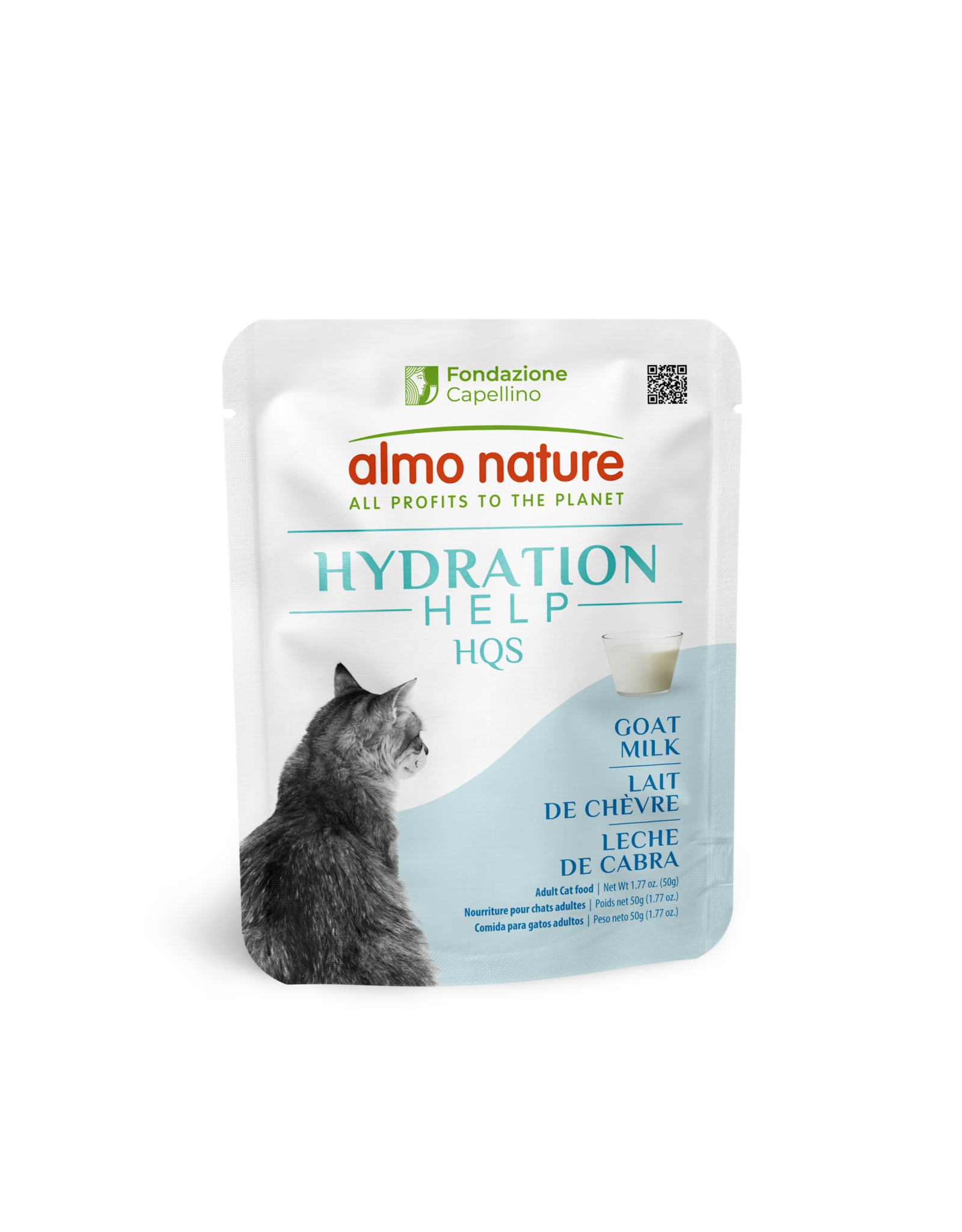 Almo Nature Almo Nature HQS Hydration Help Goat Milk Cat Food 1.76oz