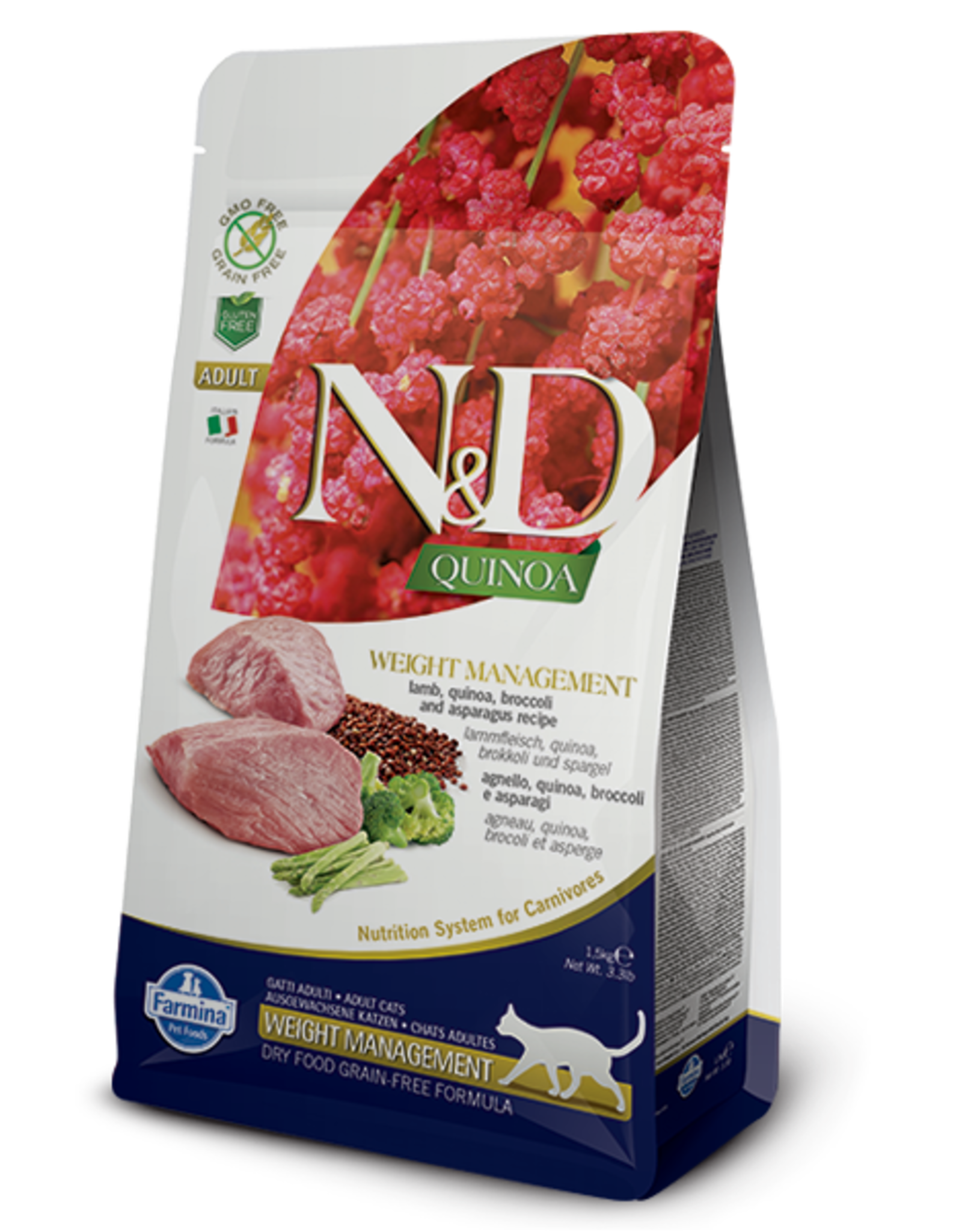 Farmina N&D Farmina N&D Quinoa Weight Management w/Lamb Adult Cat Food