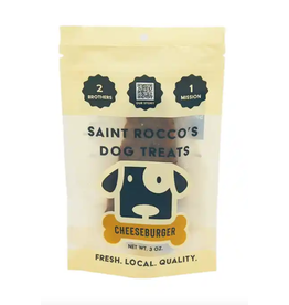 Saint Rocco's Treats Saint Rocco's Cheeseburger Dog Treats 8oz
