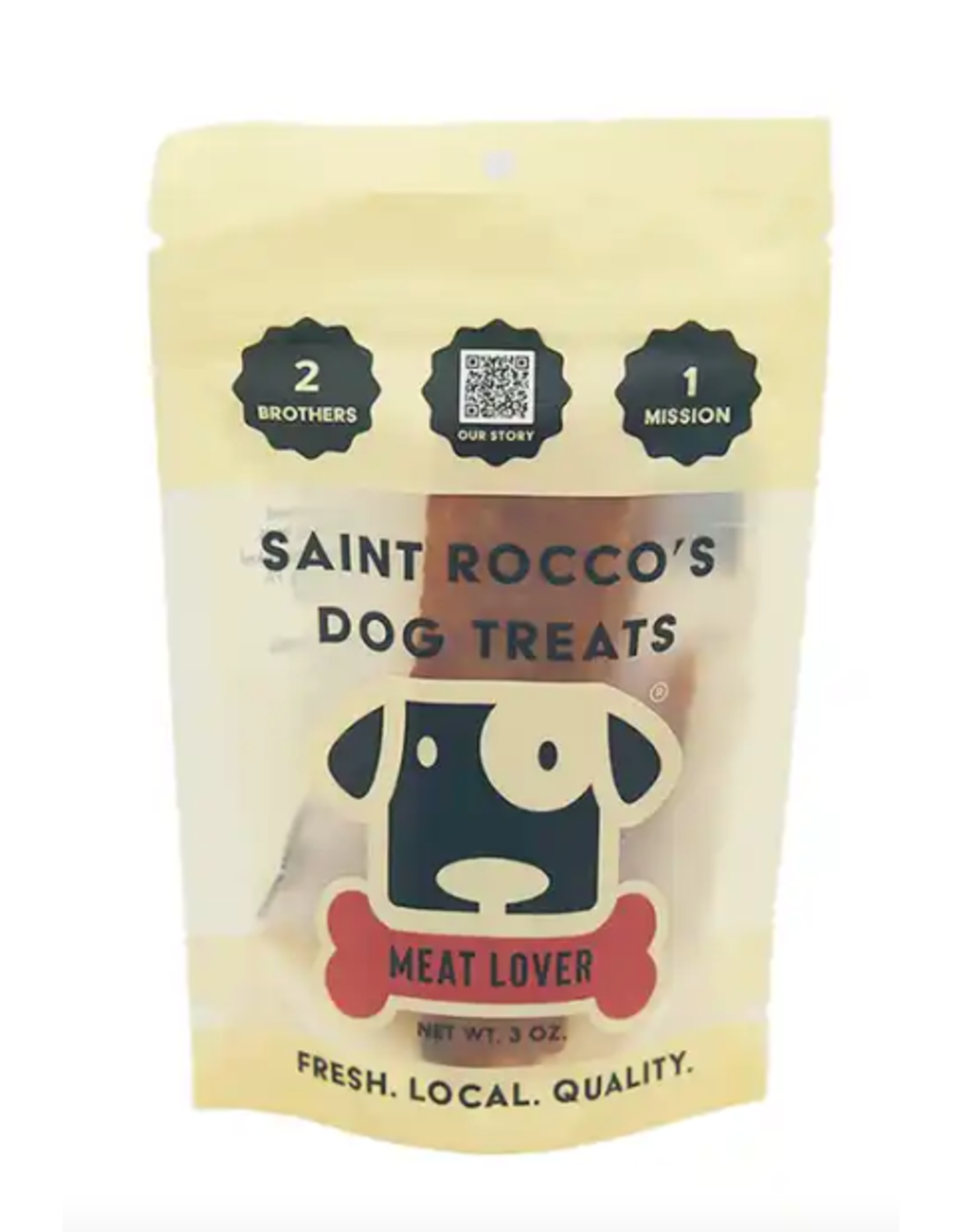 Saint Rocco's Treats Saint Rocco's Meat Lover Dog Treats 8oz