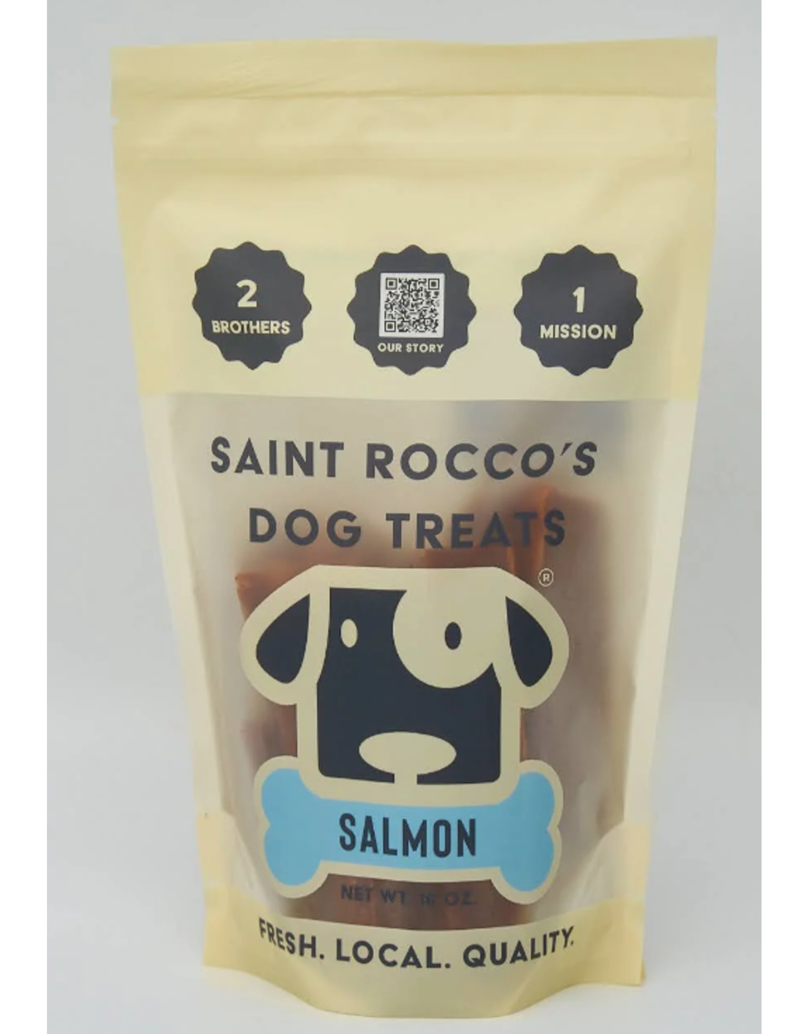 Saint Rocco's Treats Saint Rocco's Salmon Dog Treats 8oz