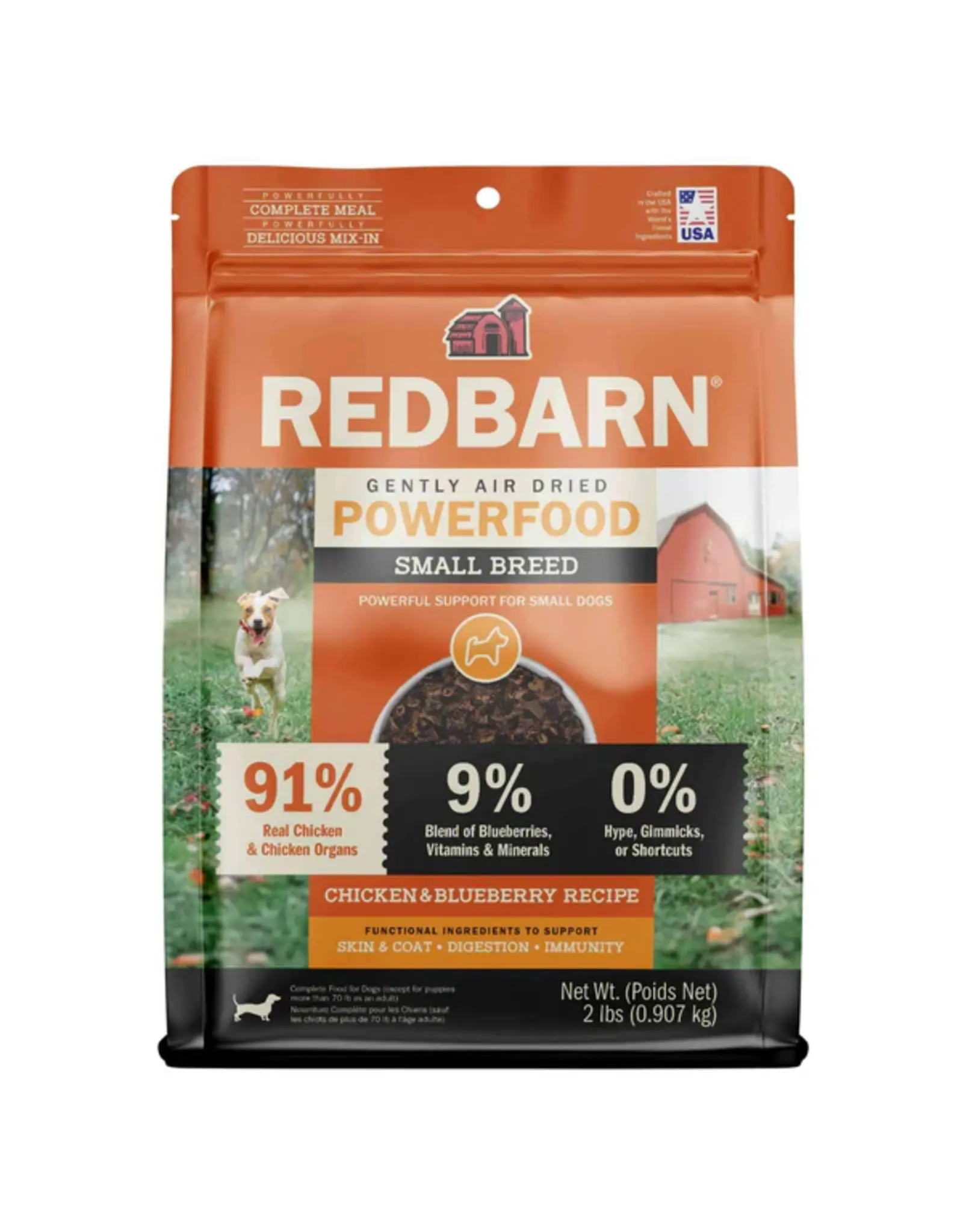 Redbarn Redbarn Air Dried Powerfood Healthy Digestion Chicken & Turkey Recipe Dog Food 2lb