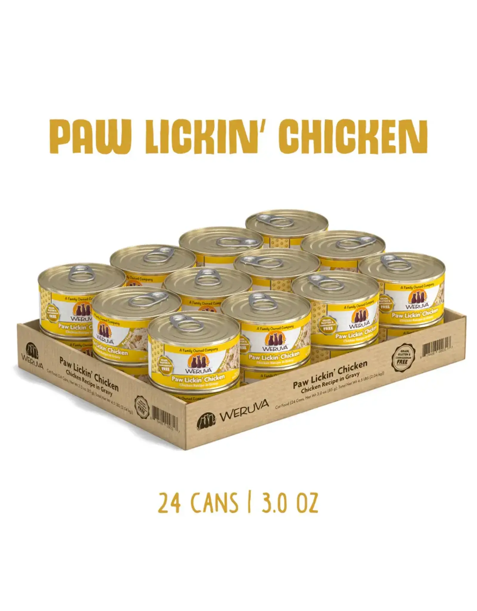 Weruva Weruva Paw Lickin’ Chicken w/Chicken in Gravy Cat Food 3oz