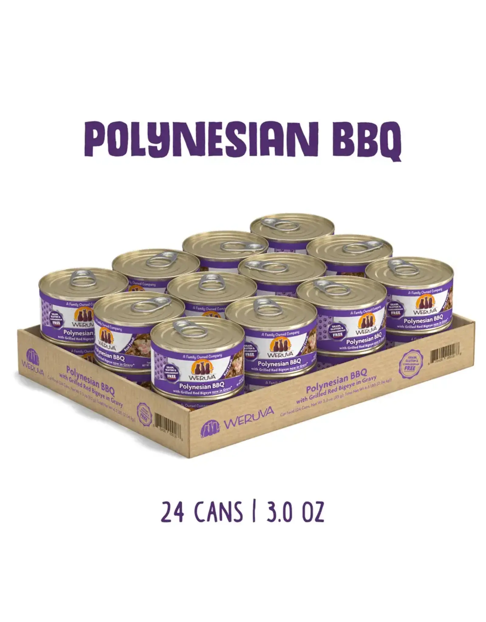 Weruva Weruva Polynesian BBQ w/Grilled Red Bigeye in Gravy Cat Food 3oz