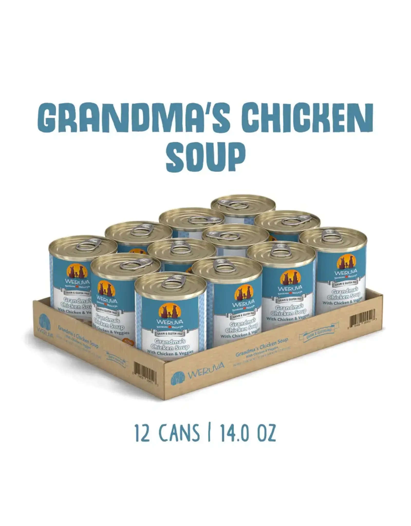Weruva Weruva Grandma's Chicken Soup Chicken & Veggies Dog Food 14oz