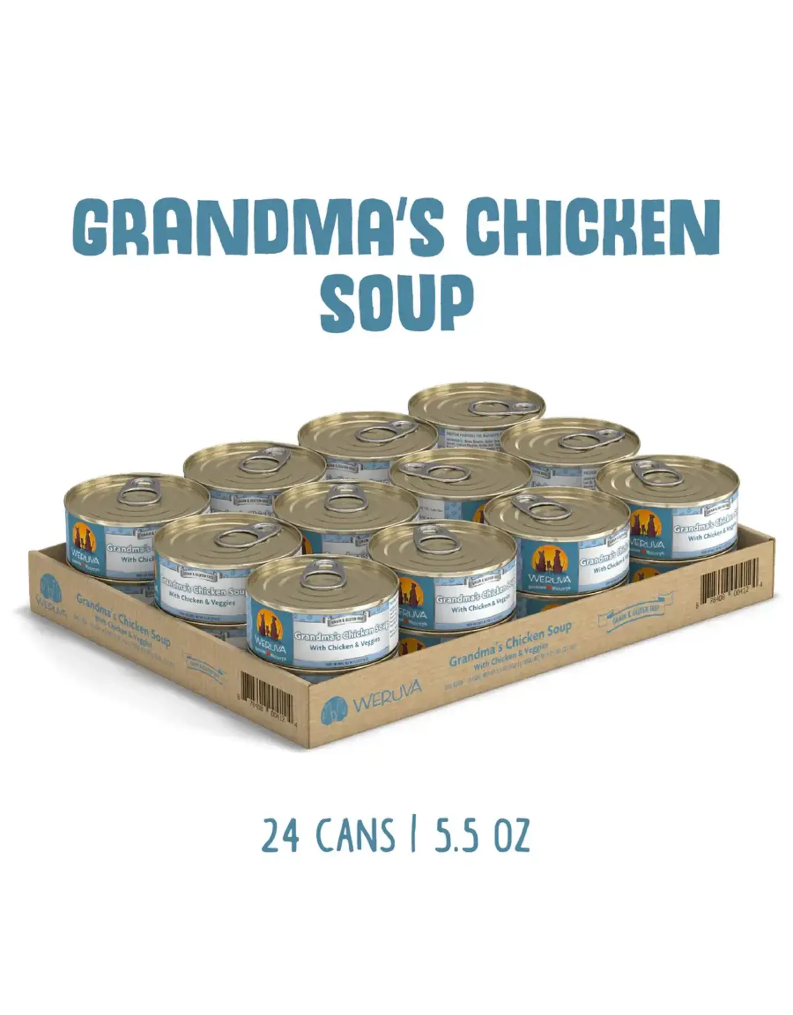 Weruva Weruva Grandma's Chicken Soup Chicken & Veggies Dog Food 5.5oz