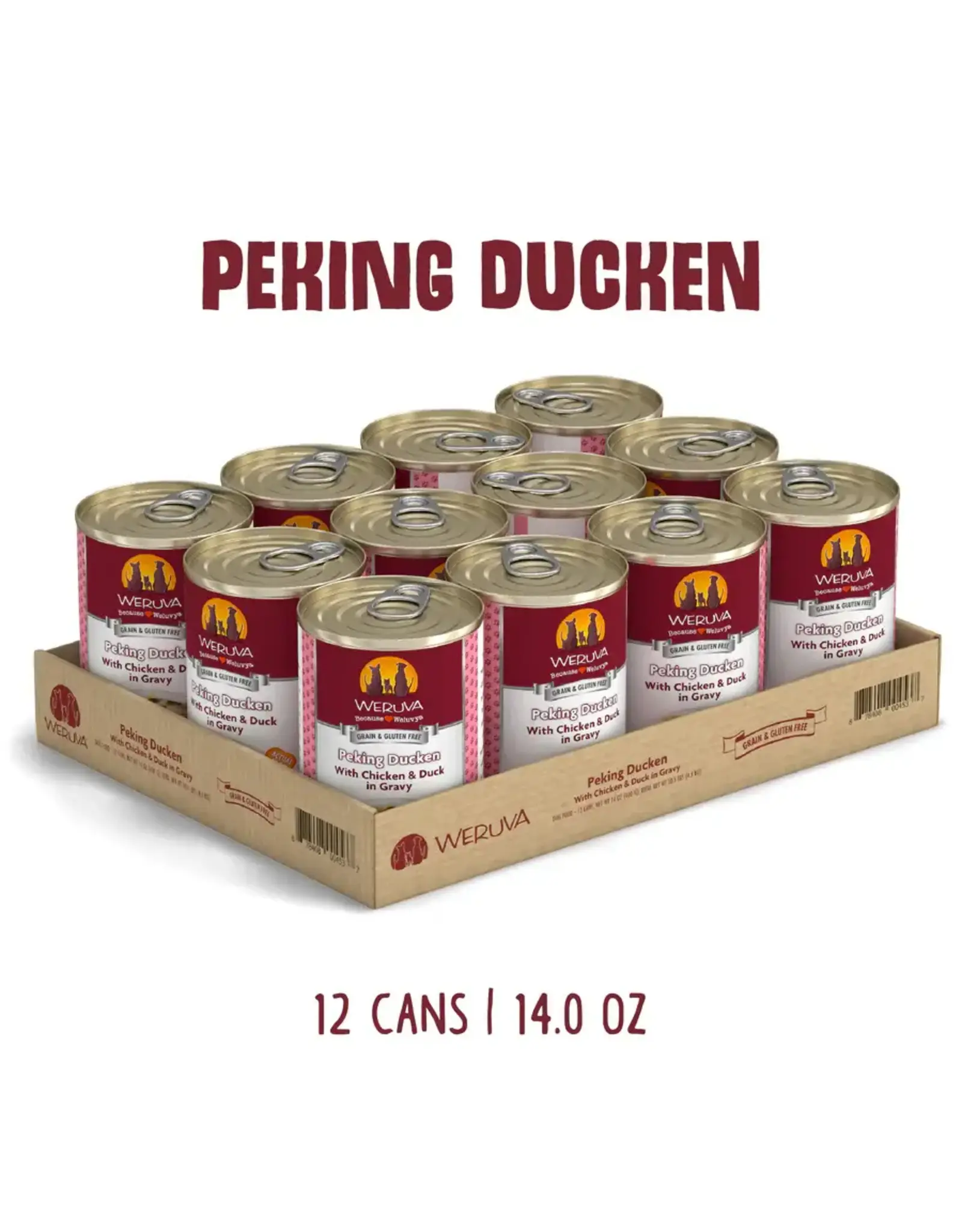 Weruva Weruva Peking Ducken w/Chicken & Duck in Gravy Dog Food 14oz