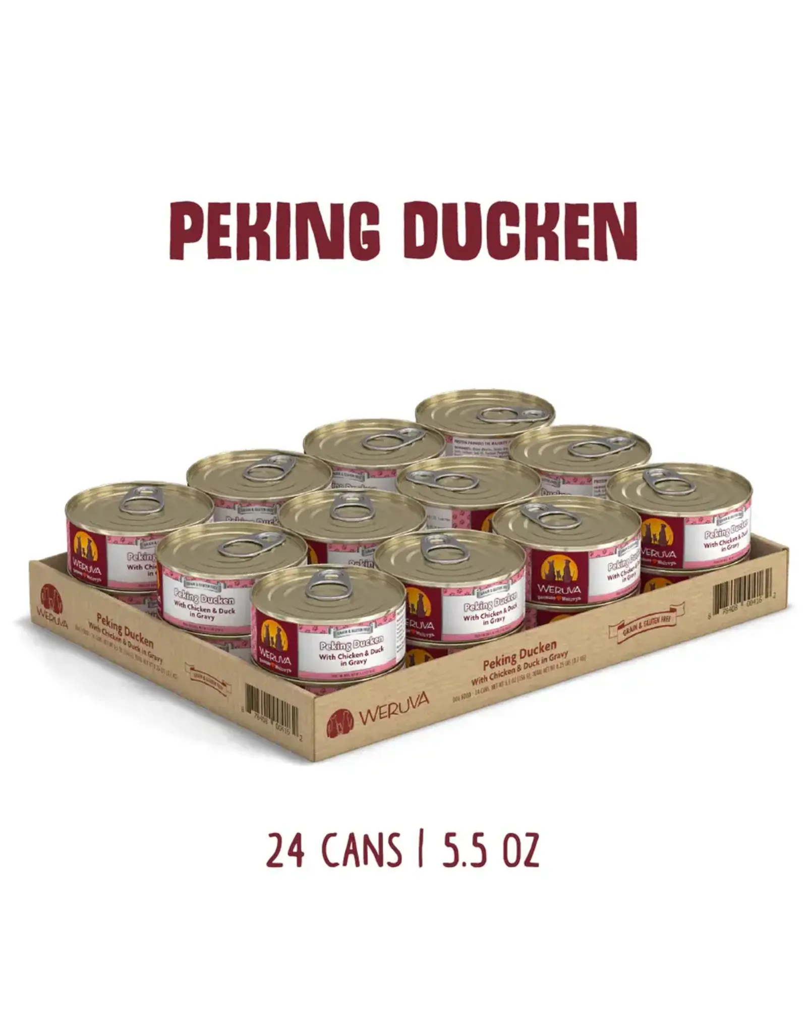 Weruva Weruva Peking Ducken w/Chicken & Duck in Gravy Dog Food 5.5oz