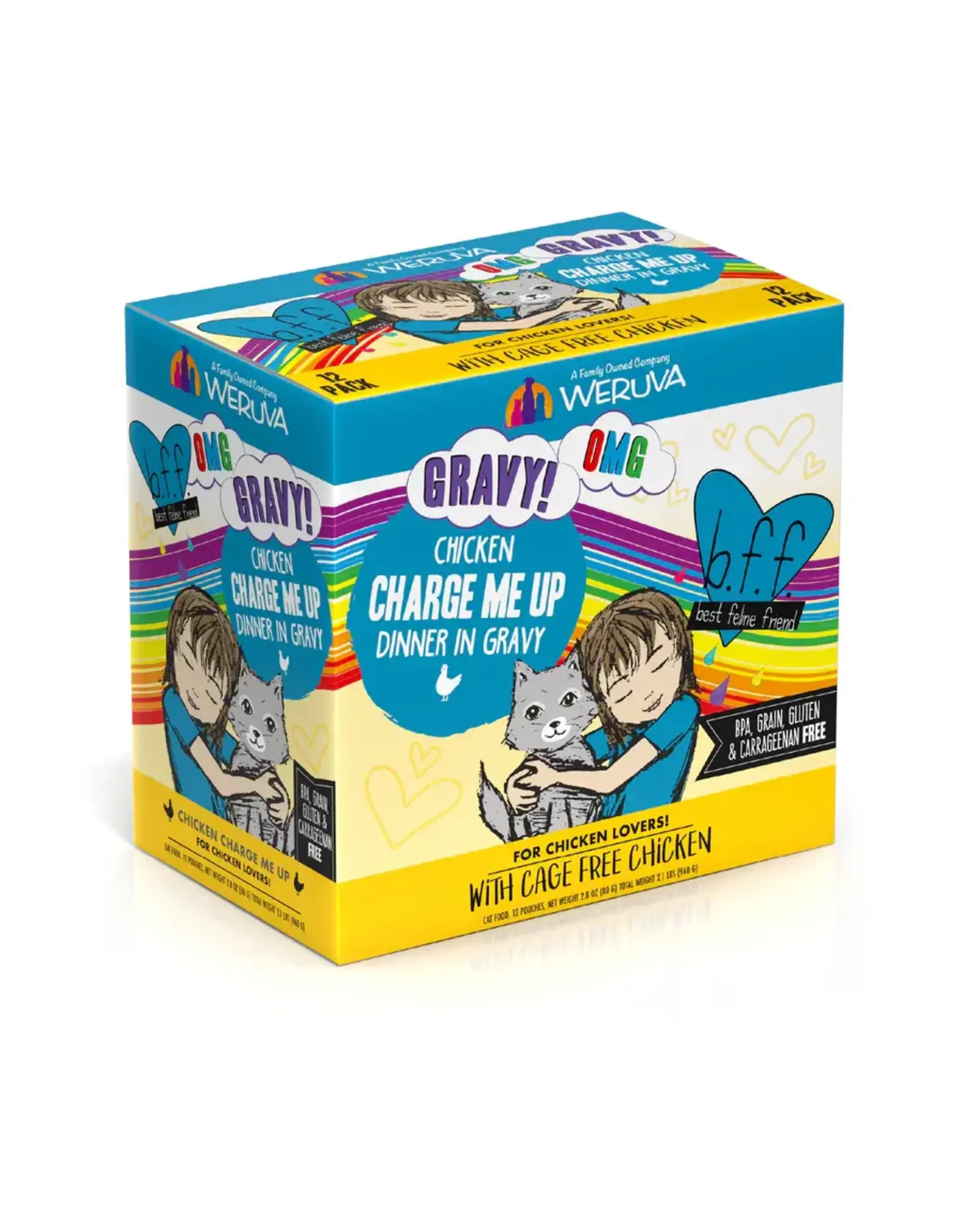 Weruva Weruva BFF OMG! Charge Me Up Chicken Dinner in Gravy Cat Food 3oz