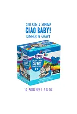 Weruva Weruva BFF OMG Ciao Baby Chicken & Shrimp Dinner in Gravy Cat Food 2.8oz Pouch