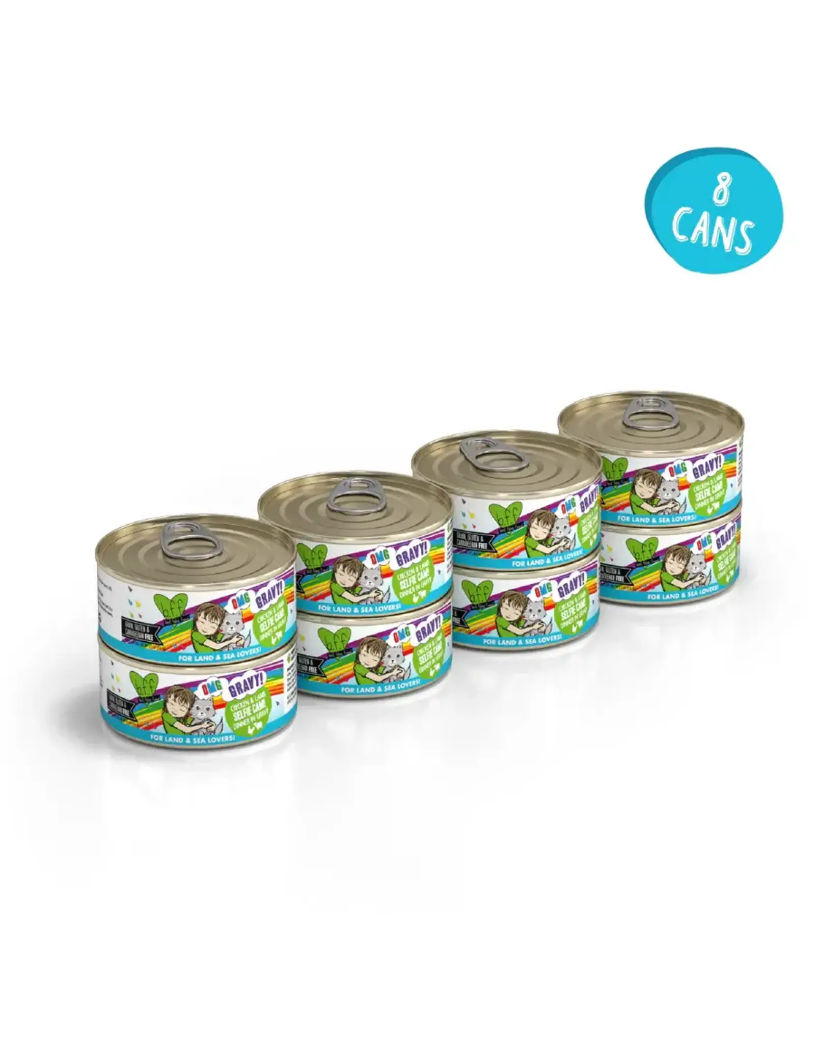 Weruva Weruva BFF OMG Selfie Cam Chicken & Lamb Dinner in Gravy Cat Food 5.5oz