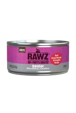 Rawz Rawz Senior Beef, Green Mussel & Pumpkin Recipe Pate Wet Cat Food 5.5oz