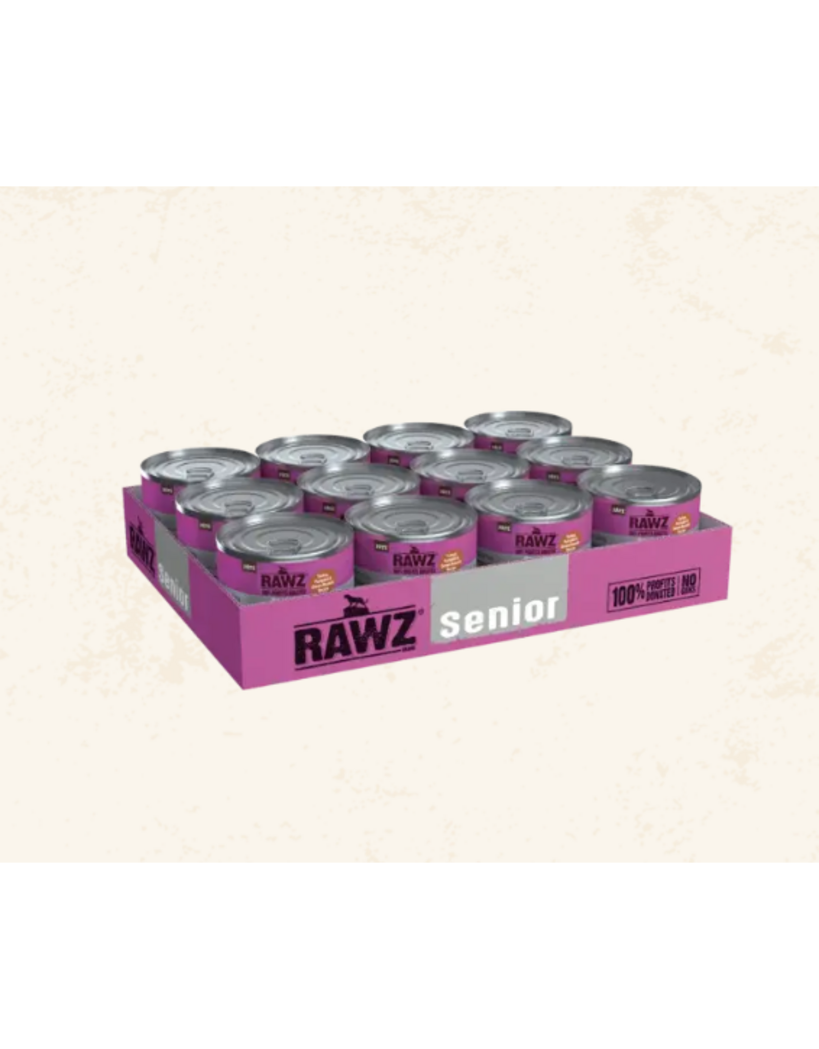 Rawz Rawz Senior Turkey, Pumpkin & Green Mussels Recipe Pate Wet Cat Food 5.5oz