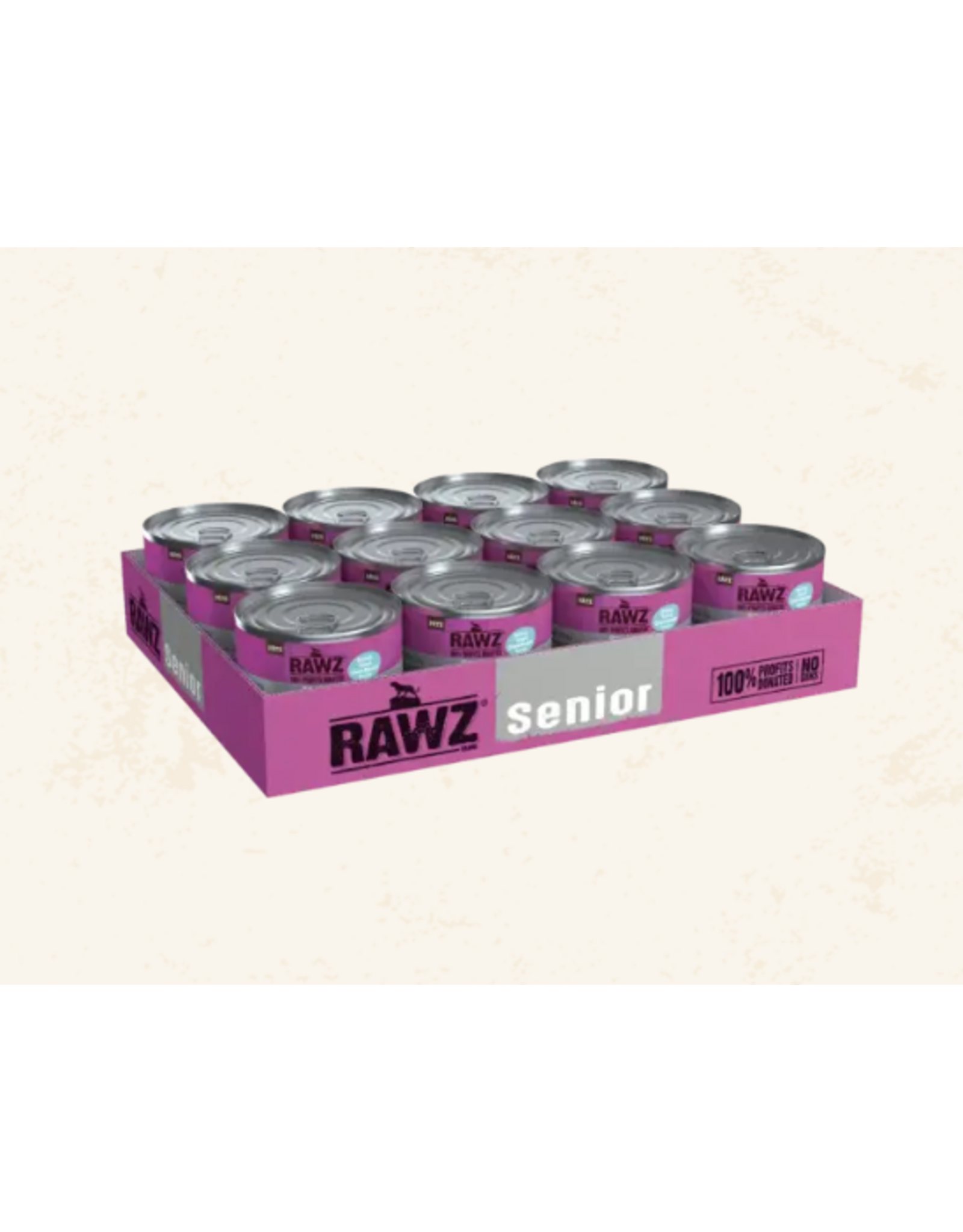 Rawz Rawz Senior Salmon, Tuna & Green Mussels Recipe Pate Wet Cat Food 5.5oz
