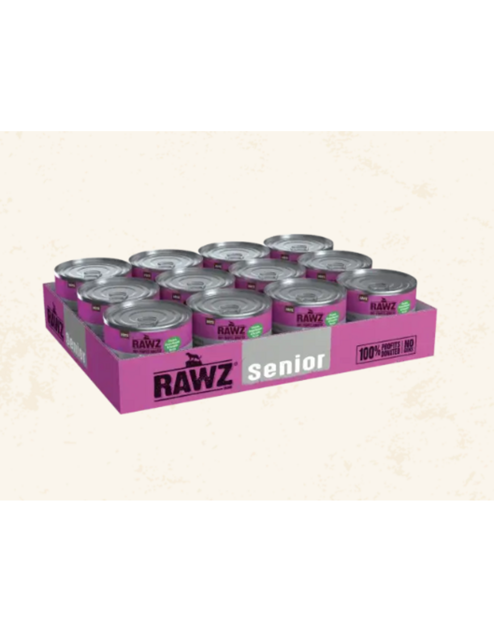 Rawz Rawz Senior Chicken, Green Mussels & Pumpkin Recipe Pate Wet Cat Food 5.5oz