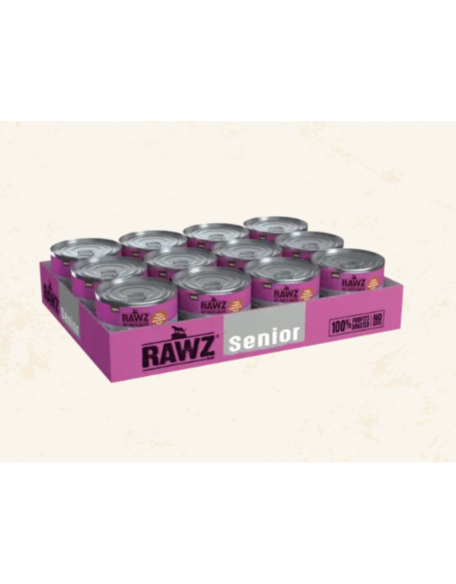 Rawz Rawz Senior Turkey, Pumpkin & Green Mussels Recipe Pate Wet Cat Food 5.5oz