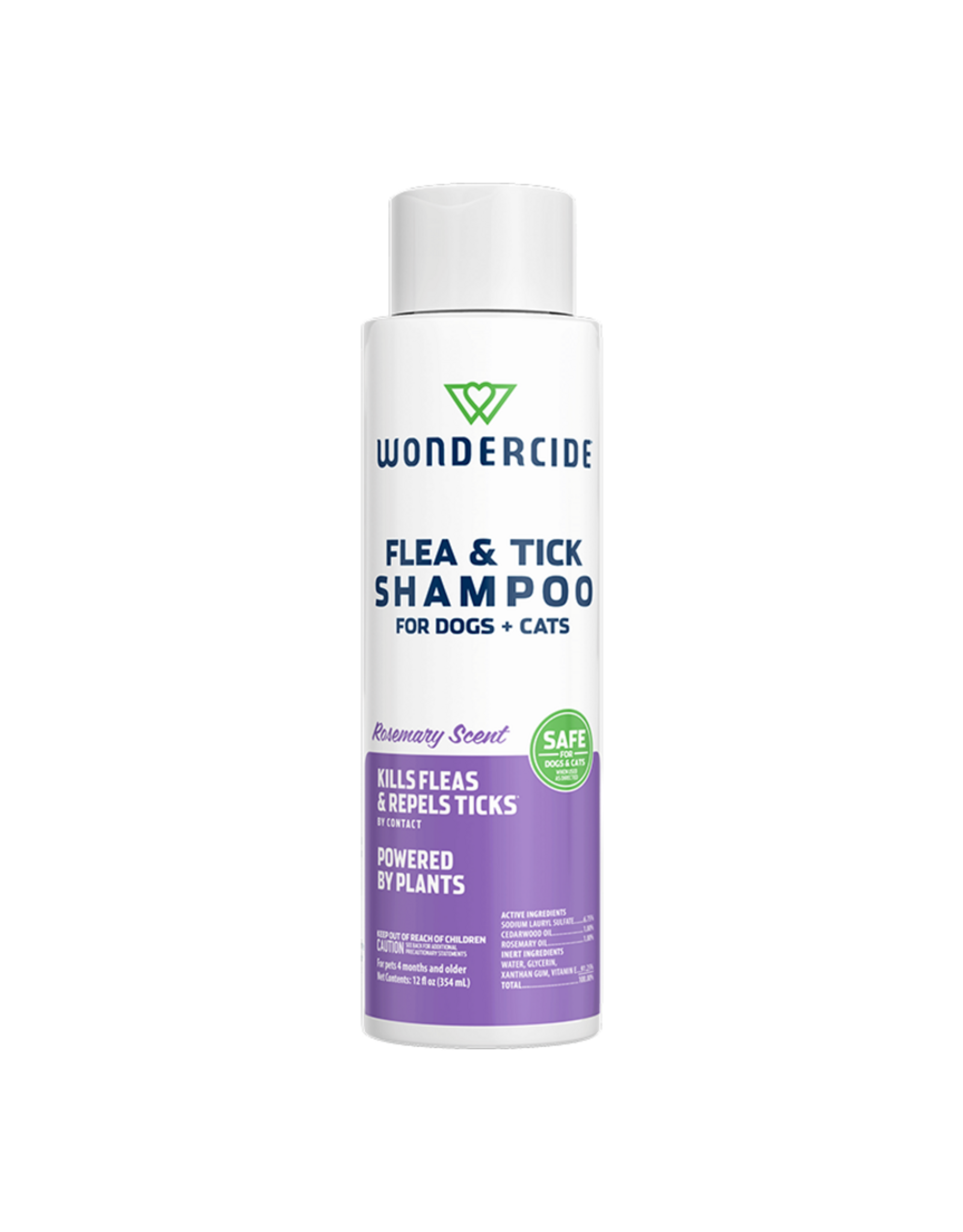 Wondercide Wondercide Flea & Tick Shampoo For Dogs & Cats Rosemary Scent 12oz