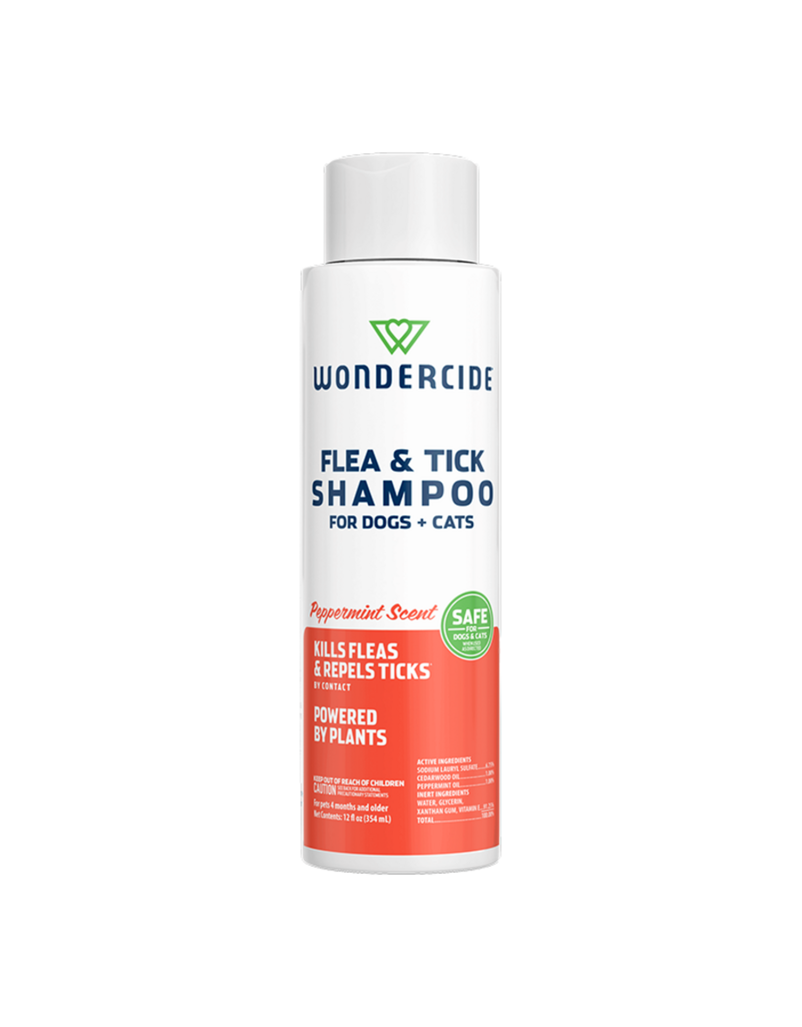 Wondercide Wondercide Flea & Tick Shampoo For Dogs & Cats Peppermint Scent 12oz
