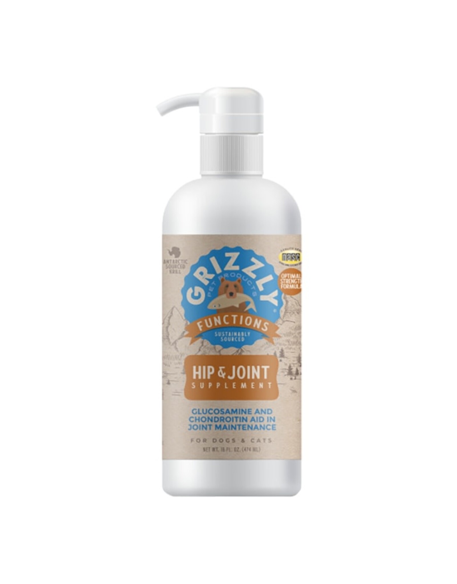 Grizzly Pet Products Grizzly Pet Liquid Hip & Joint Product for Dogs