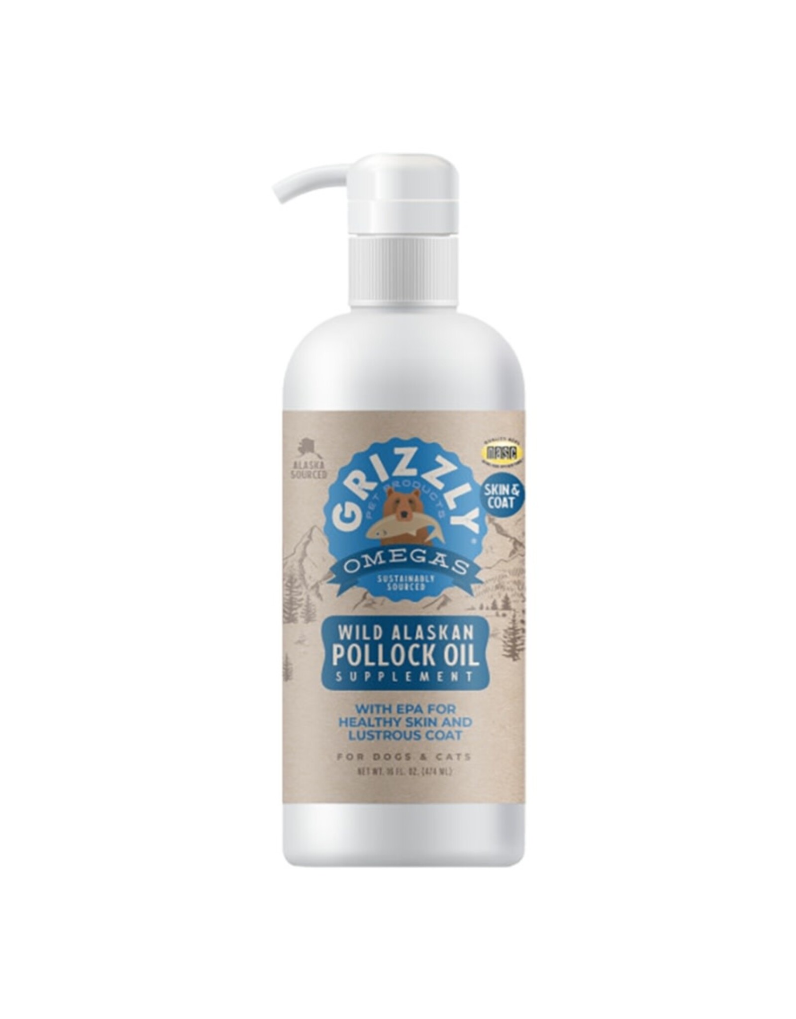 Grizzly Pet Products Grizzly Pollock Oil