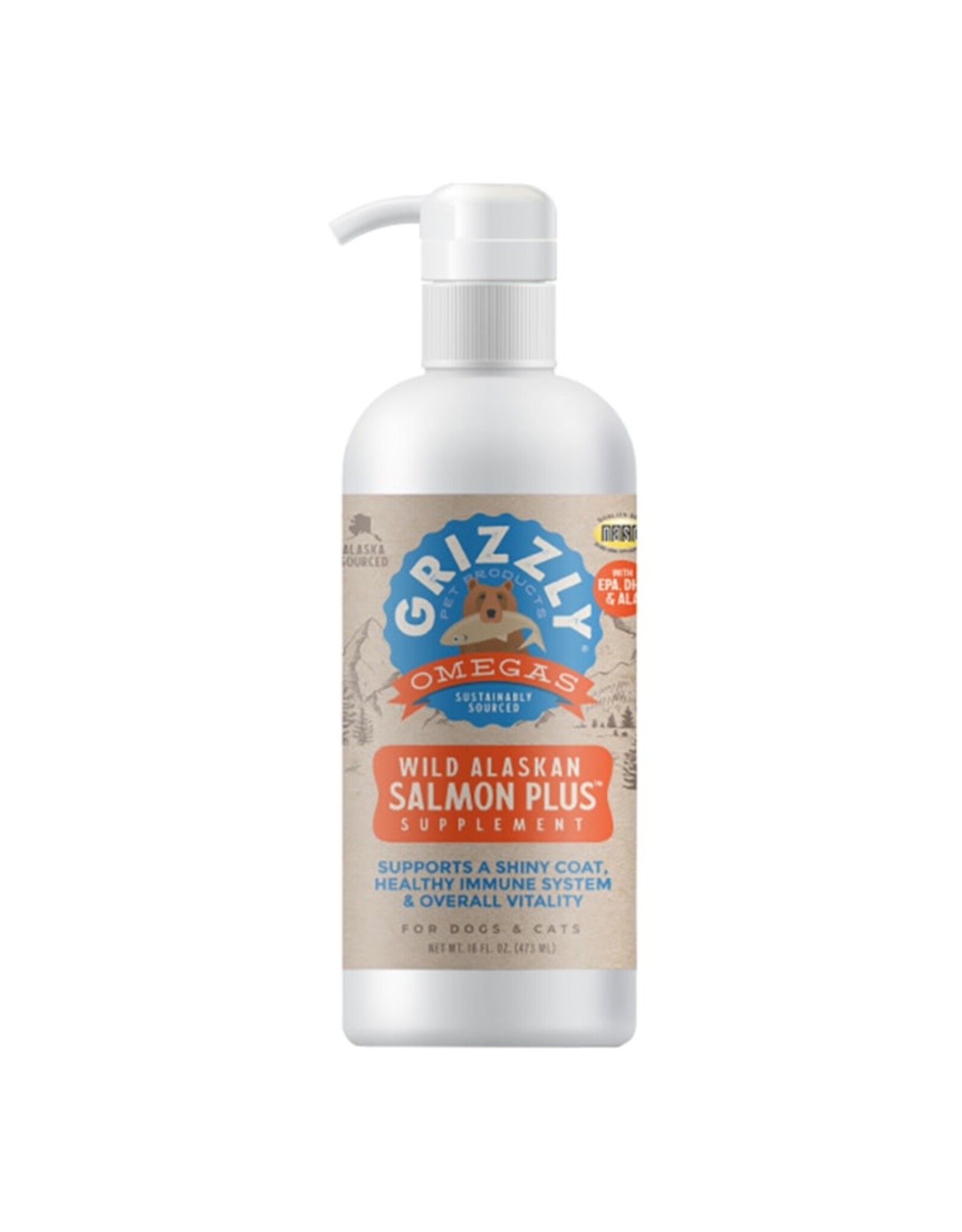 Grizzly Pet Products Grizzly Salmon Plus Oil