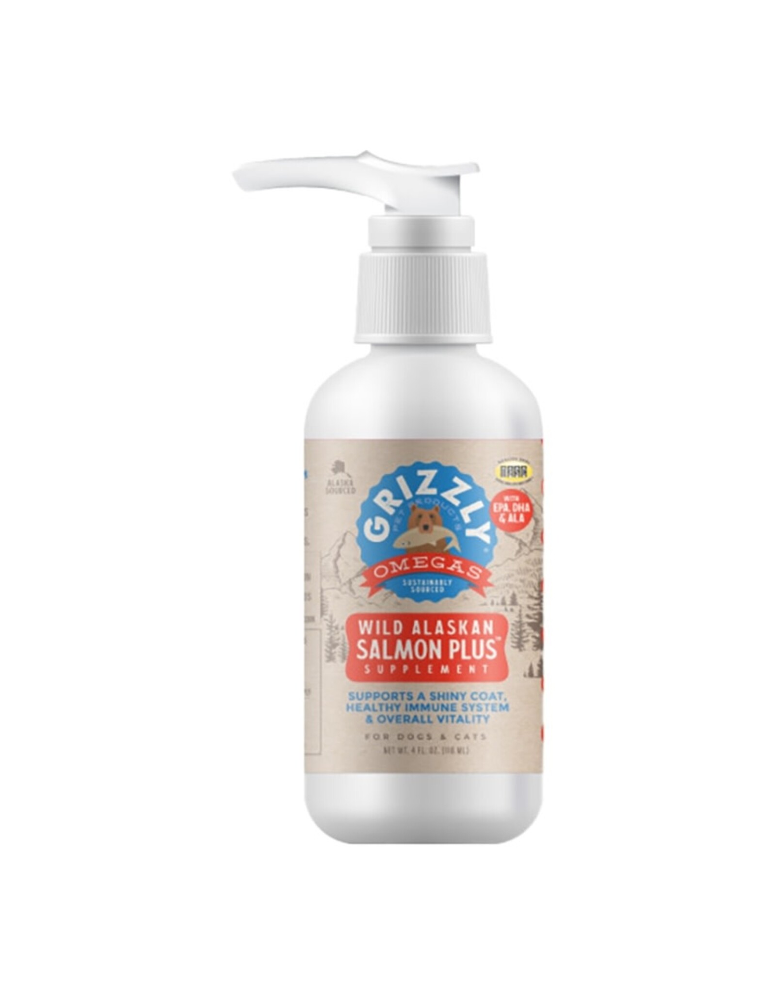 Grizzly Pet Products Grizzly Salmon Plus Oil