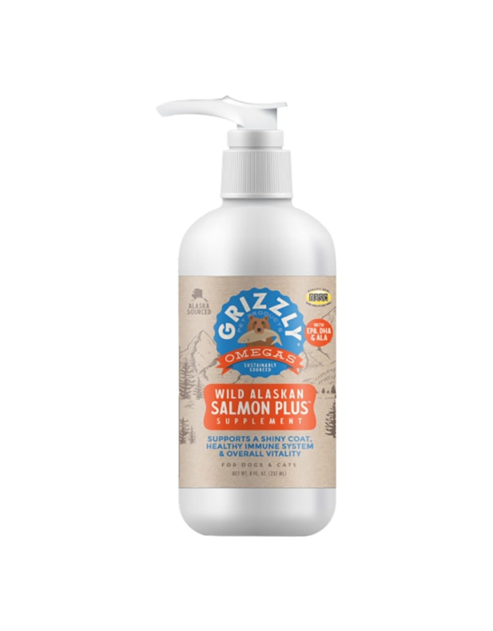 Grizzly Pet Products Grizzly Salmon Plus Oil