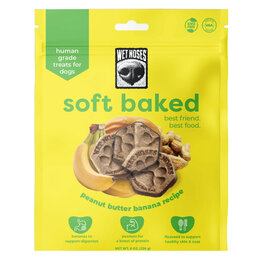 Wet Noses Wet Noses Soft Baked Peanut Butter & Banana Recipe Dog Treat 8oz