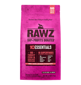 Rawz Rawz 10 Essentials Turkey, Salmon & Dehydrated Whitefish Recipe Cat Food 3.5lb