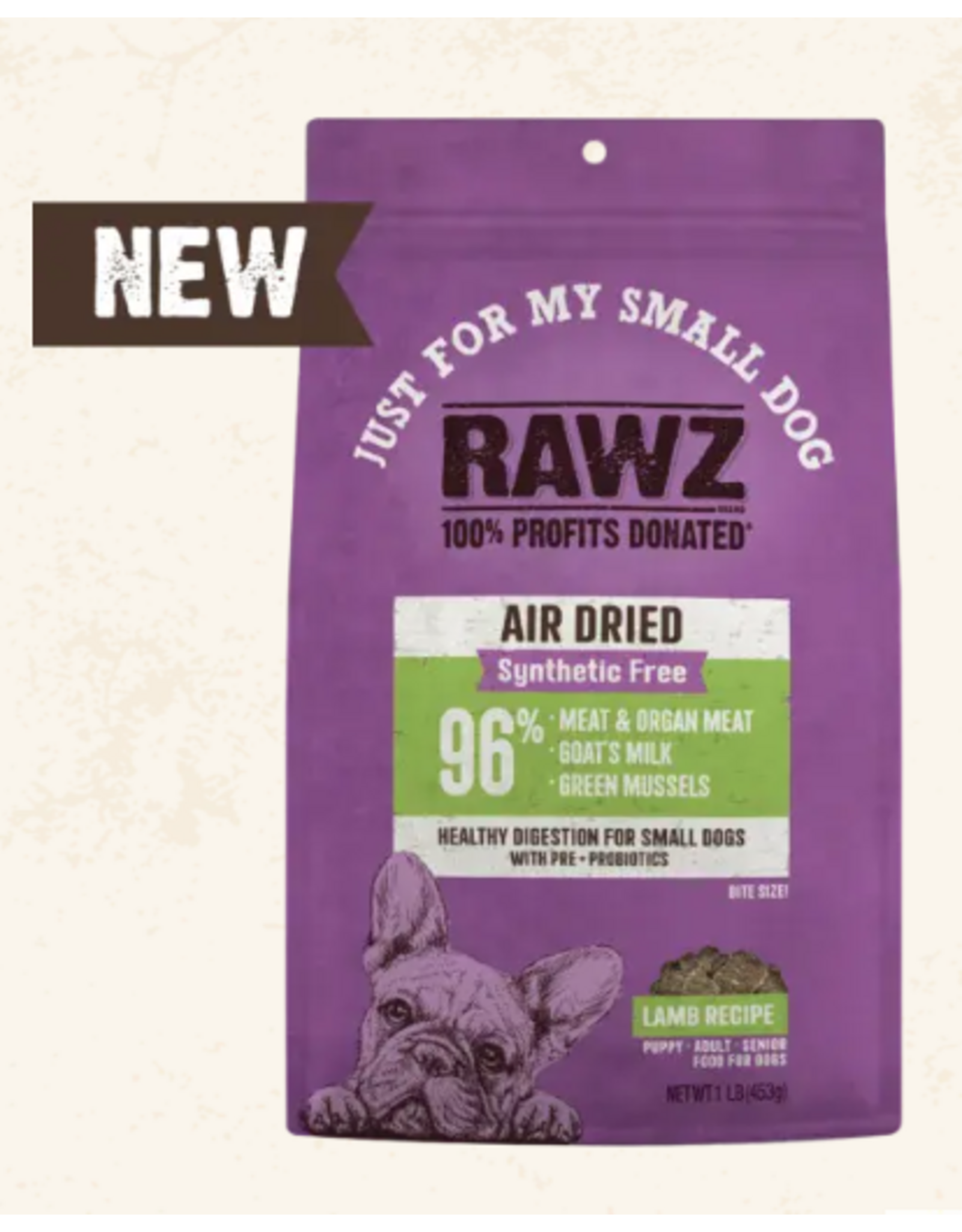Rawz Rawz Small Dog Air Dried Lamb Recipe