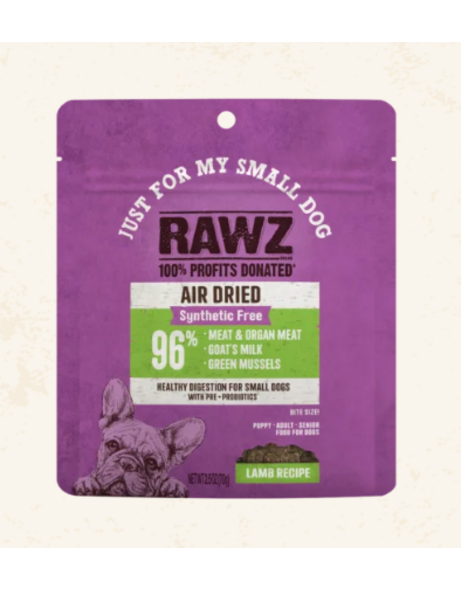 Rawz Rawz Small Dog Air Dried Lamb Recipe