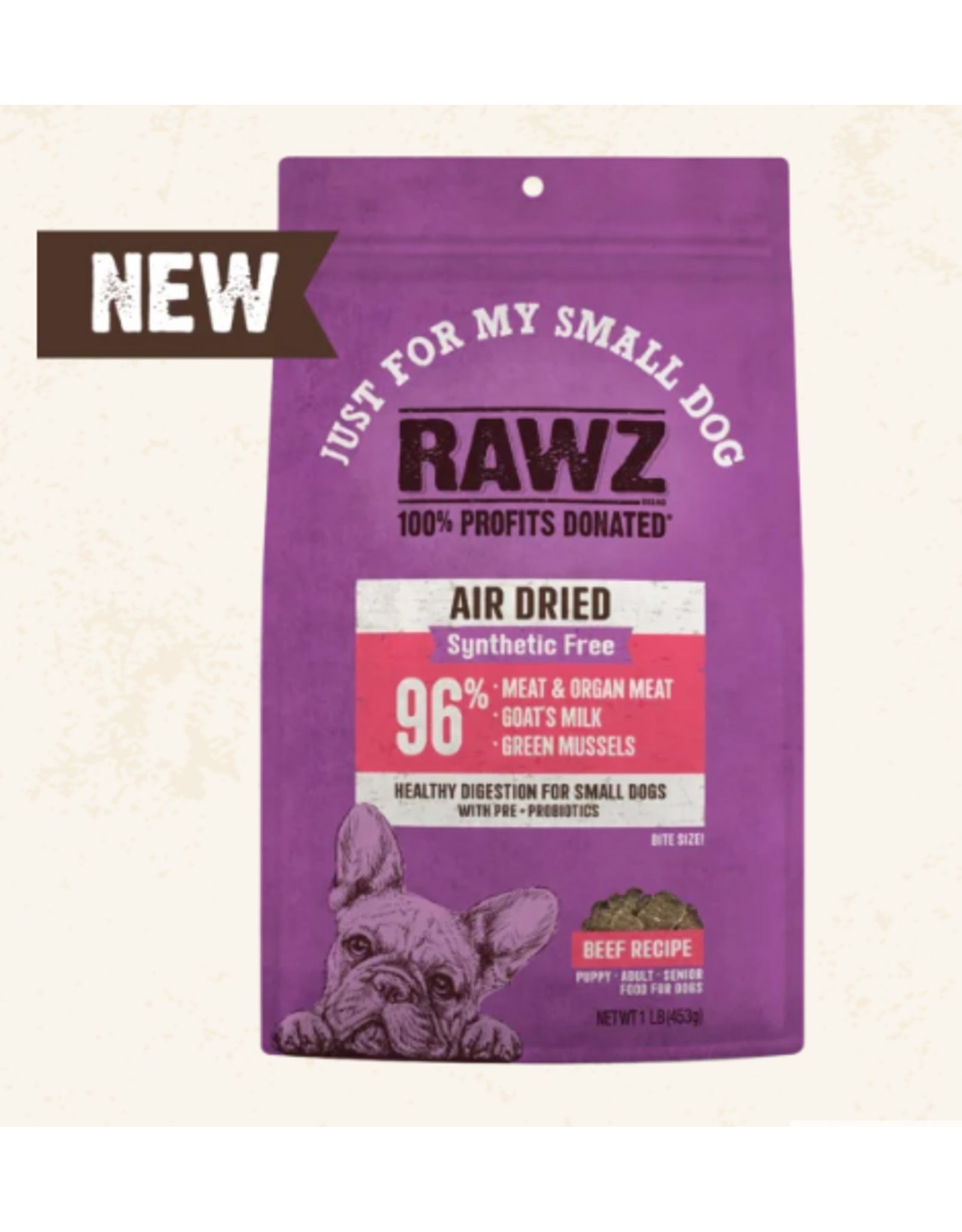 Rawz Rawz Small Dog Air Dried Beef Recipe