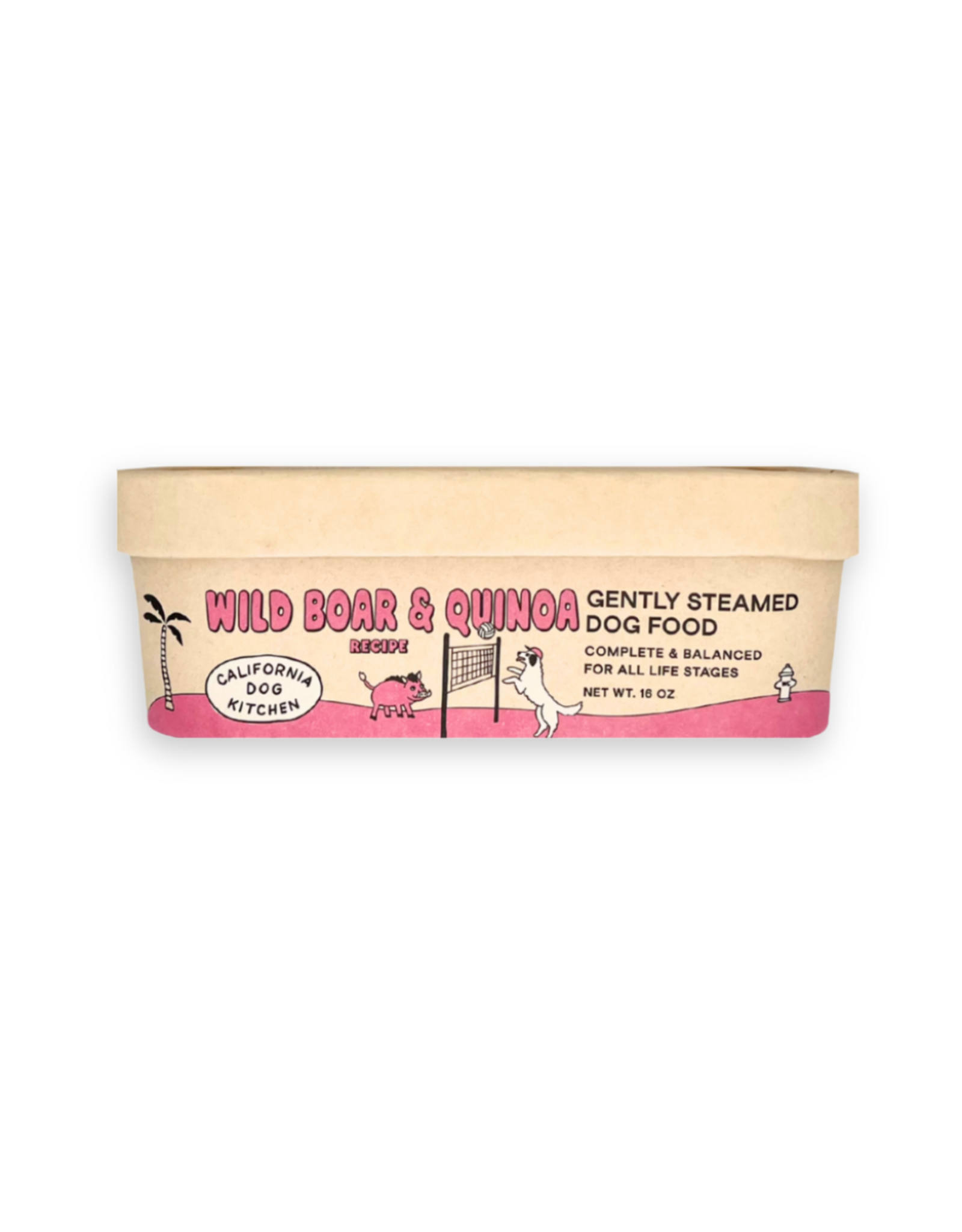 California Dog Kitchen California Dog Kitchen Gently Cooked Wild Boar & Quinoa Recipe Dog Food 1lb
