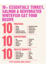 Rawz Rawz 10 Essentials Turkey, Salmon & Dehydrated Whitefish Recipe Cat Food 3.5lb