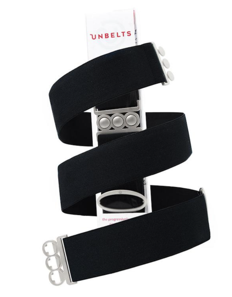 Unbelts UNBELTS - Jet Black/Gold Buckle