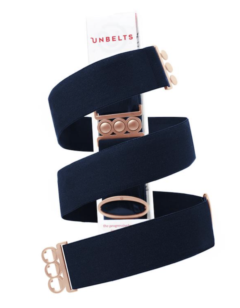 Unbelts UNBELTS - Jet Black/Gold Buckle