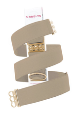 Unbelts UNBELTS - Jet Black/Gold Buckle