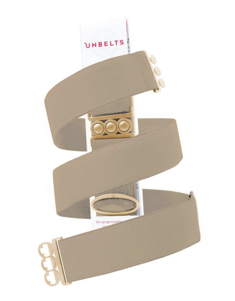 Unbelts UNBELTS - Jet Black/Gold Buckle