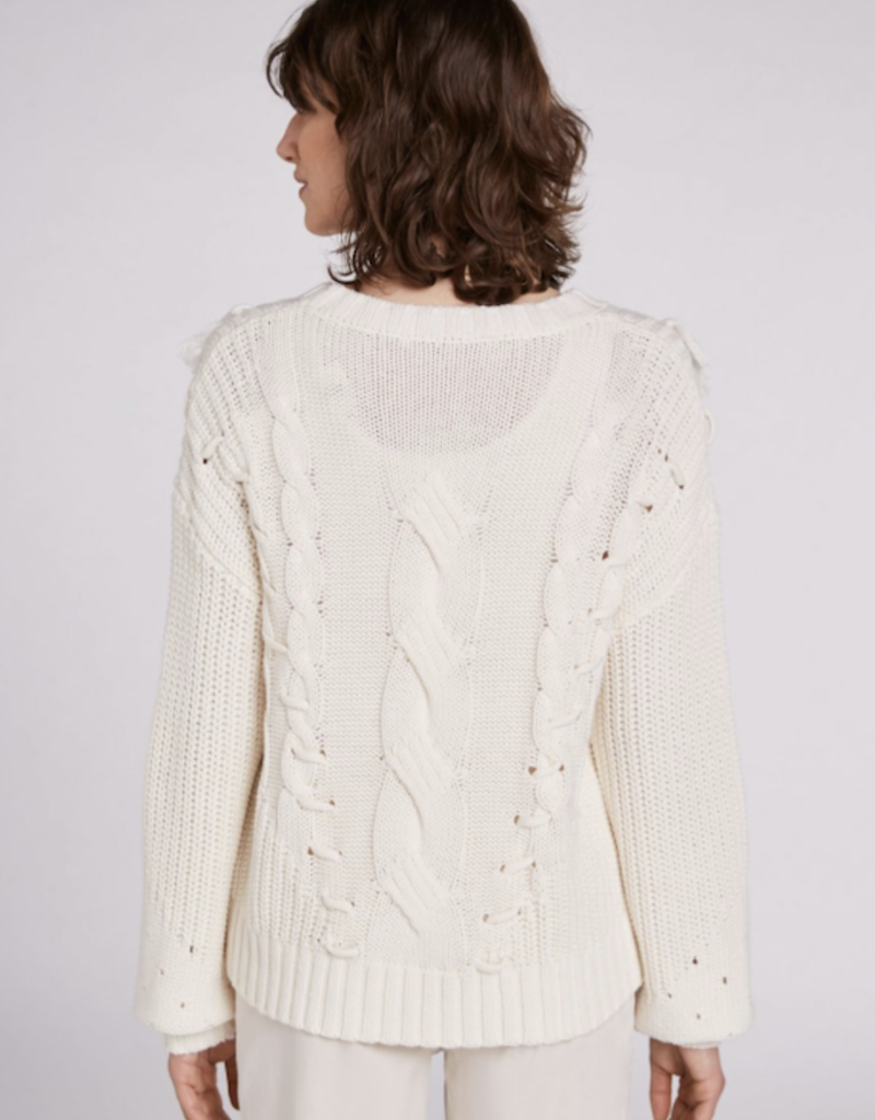 Oui Cable Crew Neck Sweater