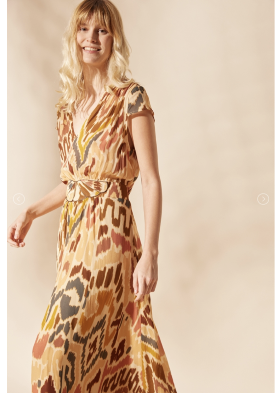 Louizon FARANI Ikat Print Dress
