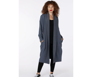 shawl collar duster cardigan