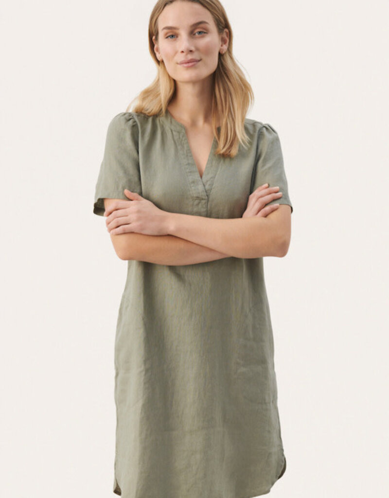 Part Two AMINASE Linen Dress